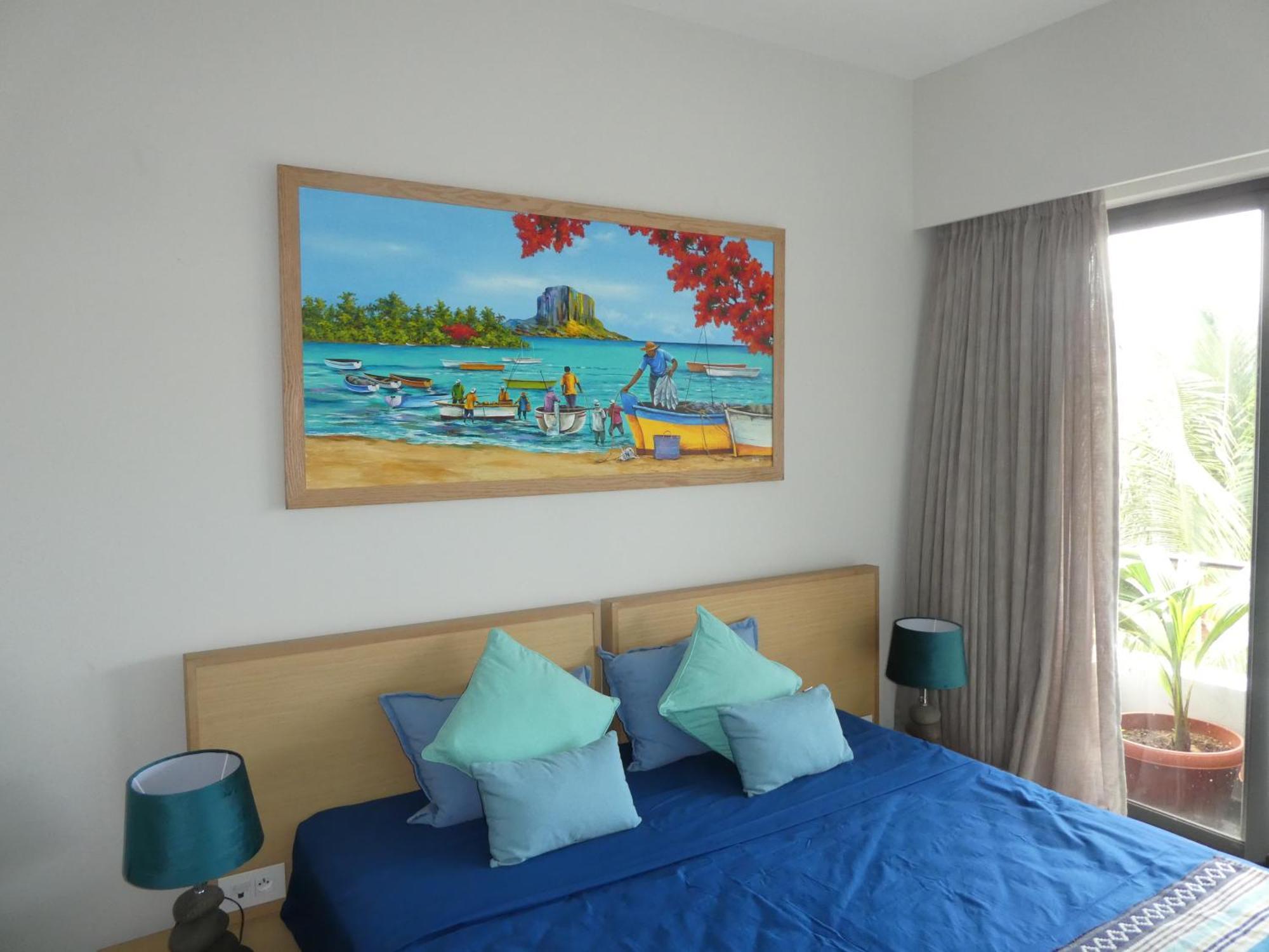 Appartement Le Dauphin Du Lagon Bleu - Plages De Mont Choisy Et De Trou Aux Biches Grand Baie Exterior photo